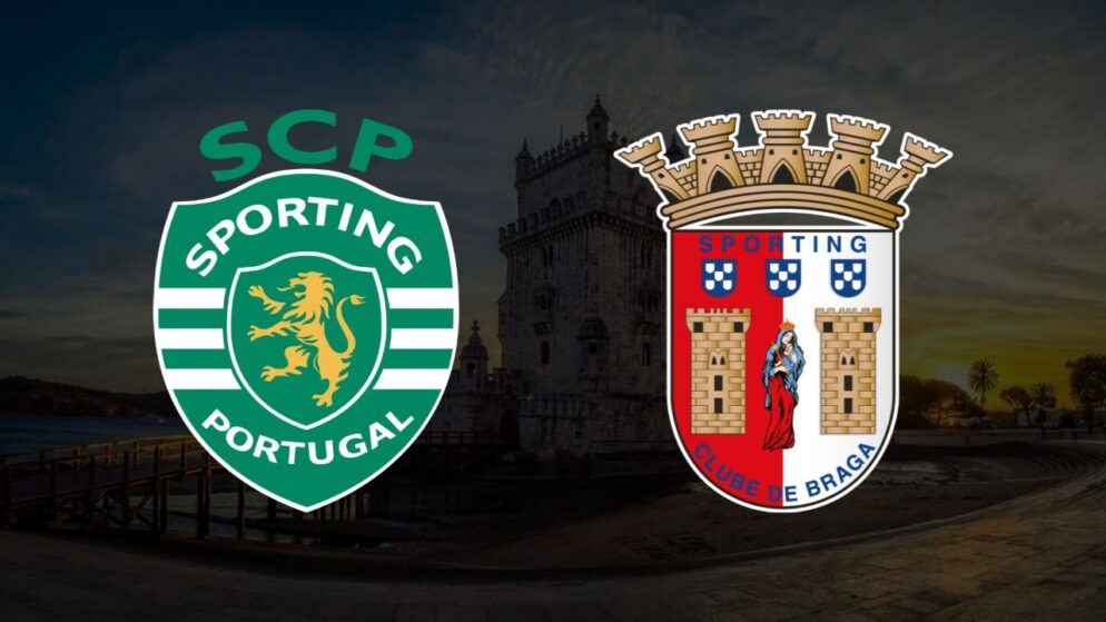 Apostas Sporting CP vs Sporting Braga Primeira Liga 22/01/22