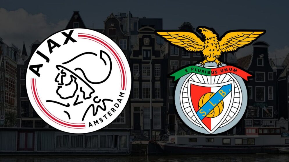 Apostas Ajax x Benfica Liga dos Campeões 15/03/22