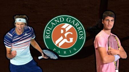 Apostas Alexander Zverev x Carlos Alcaraz Roland Garros 31/05/22