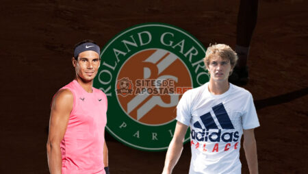 Apostas Rafael Nadal x Alexander Zverev Roland Garros 03/06/22