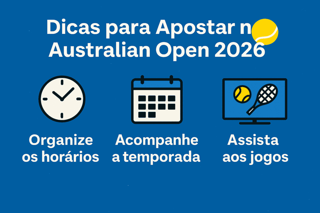 Dicas de Apostas Australian Open 2026