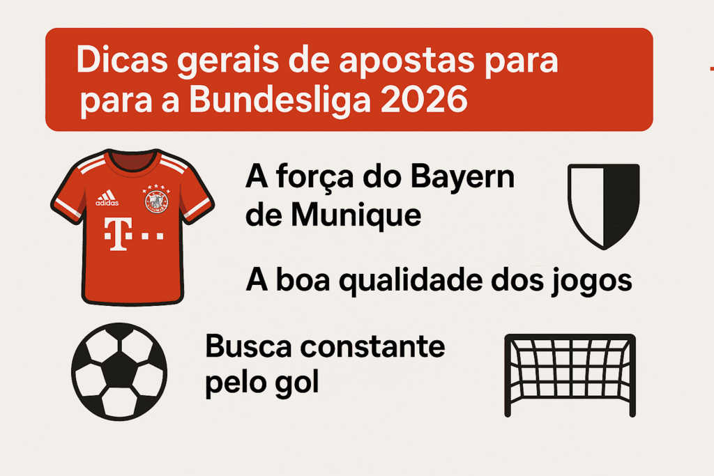 Dicas de apostas no vencedor da Bundesliga 2026