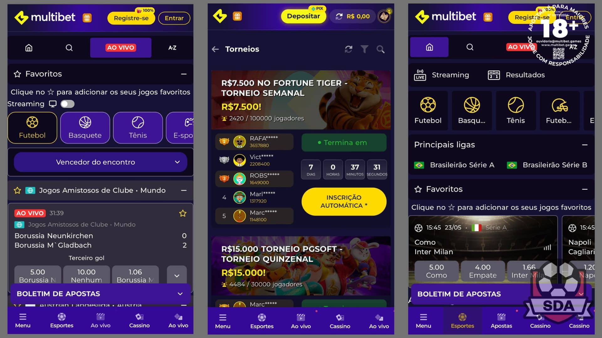 apps moveis multibet