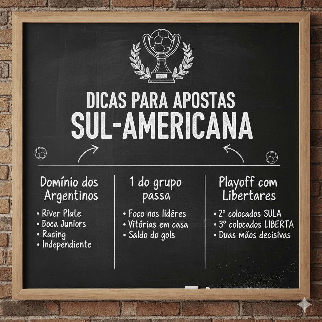 Apostas Vencedor Sul-Americana 2026