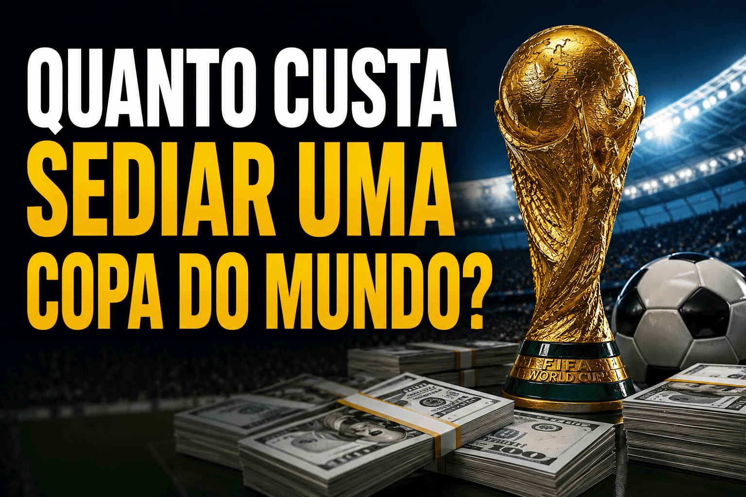 Quanto custa sediar uma Copa do Mundo?