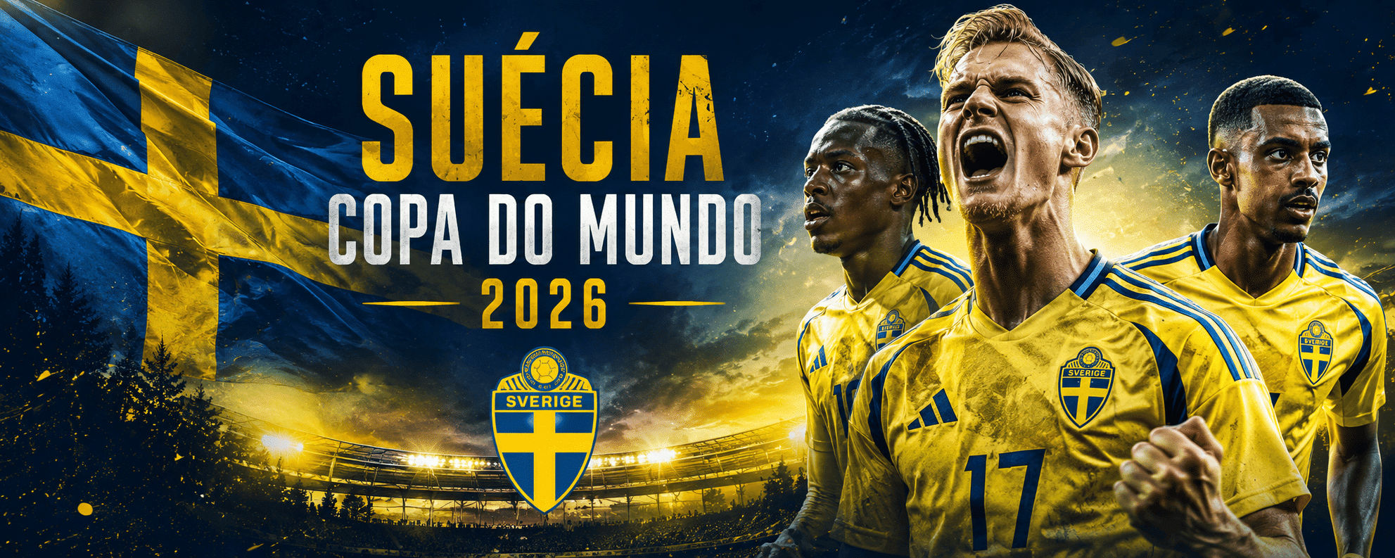 Como a  Suécia para a Copa do Mundo de 2026: elenco, destaques e chances