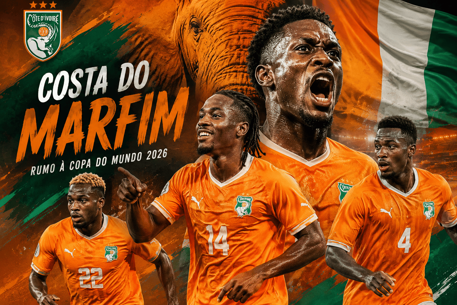 Como a Costa do Marfim chega para a Copa do Mundo de 2026: elenco, destaques e chances