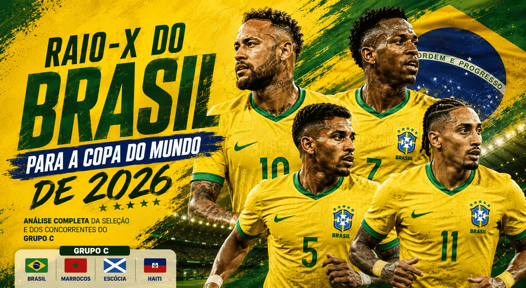 Como o Brasil chega para a Copa do Mundo de 2026: elenco, destaques e chances