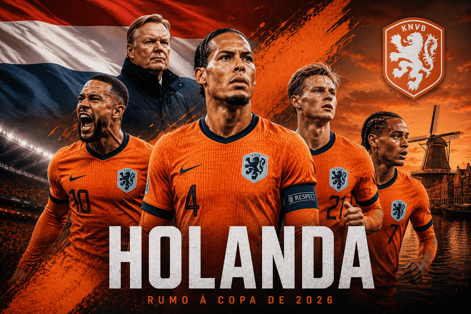 Como a Holanda chega para a Copa do Mundo de 2026: elenco, destaques e chances