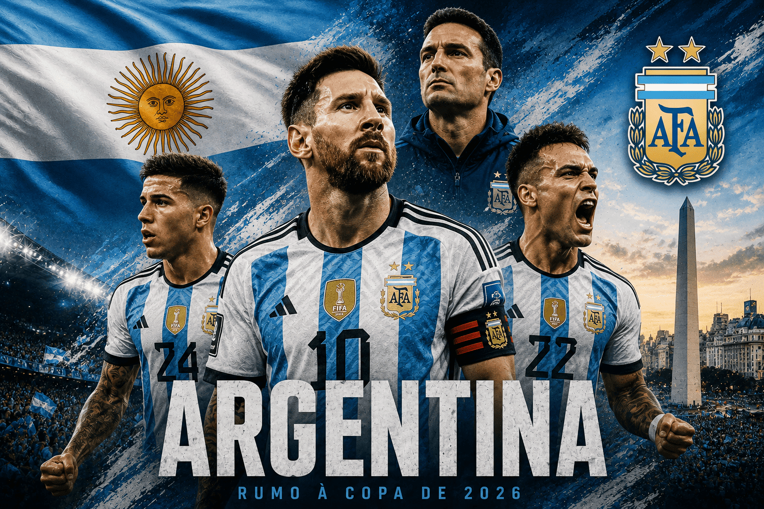 Como a Argentina chega para a Copa do Mundo de 2026: elenco, destaques e chances