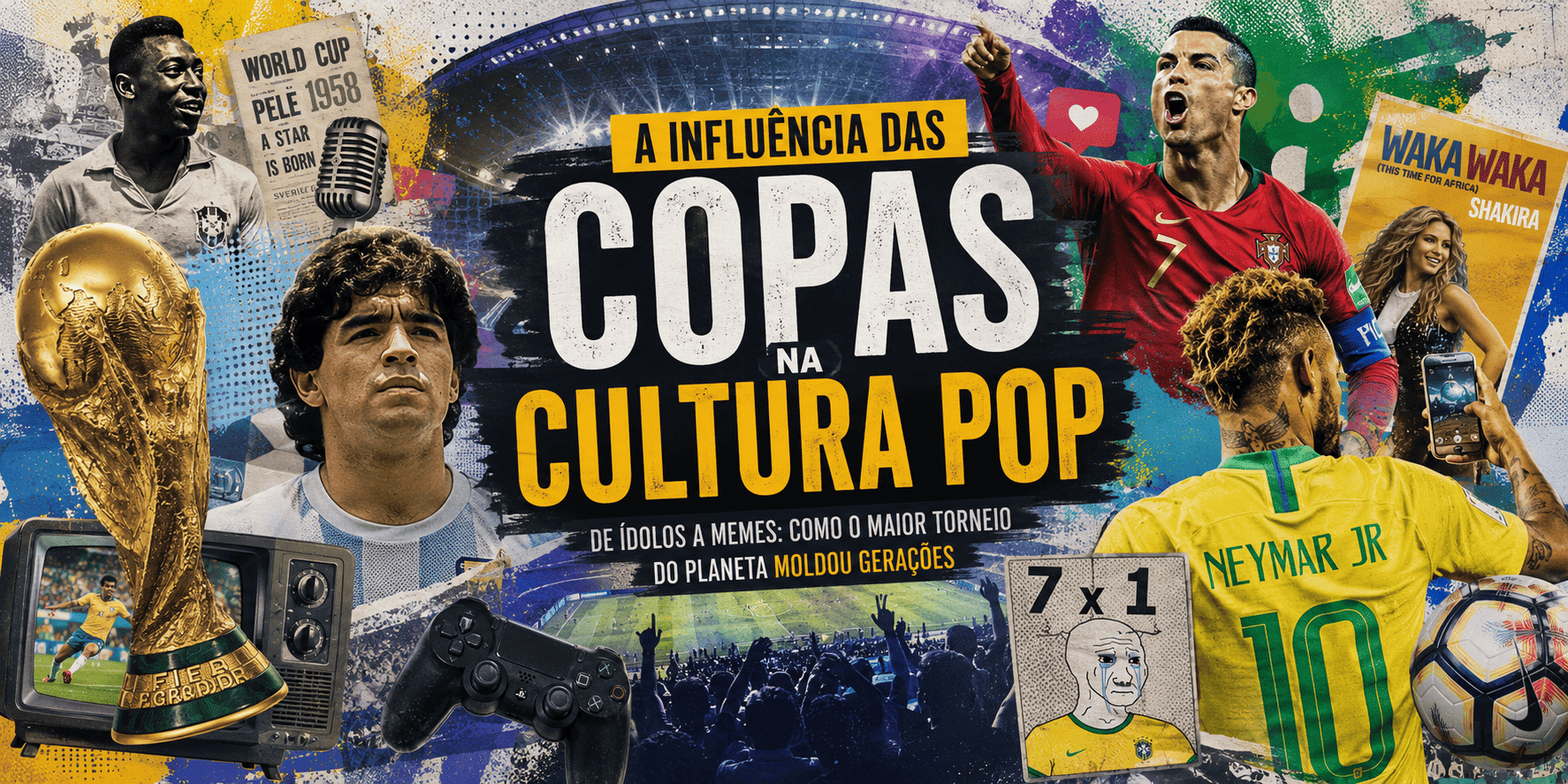 Da TV aos memes: como as Copas transformaram a cultura pop